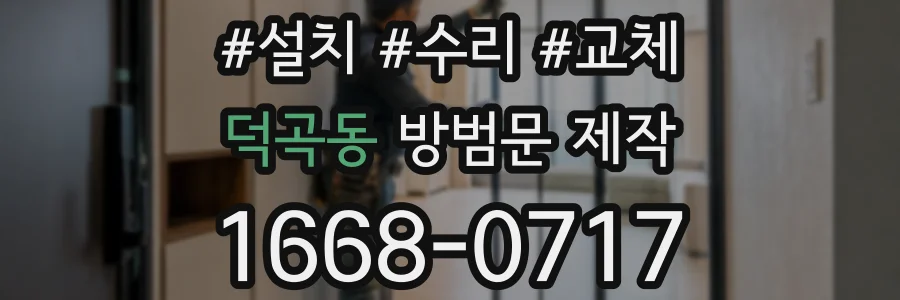 덕곡동 방범문 제작