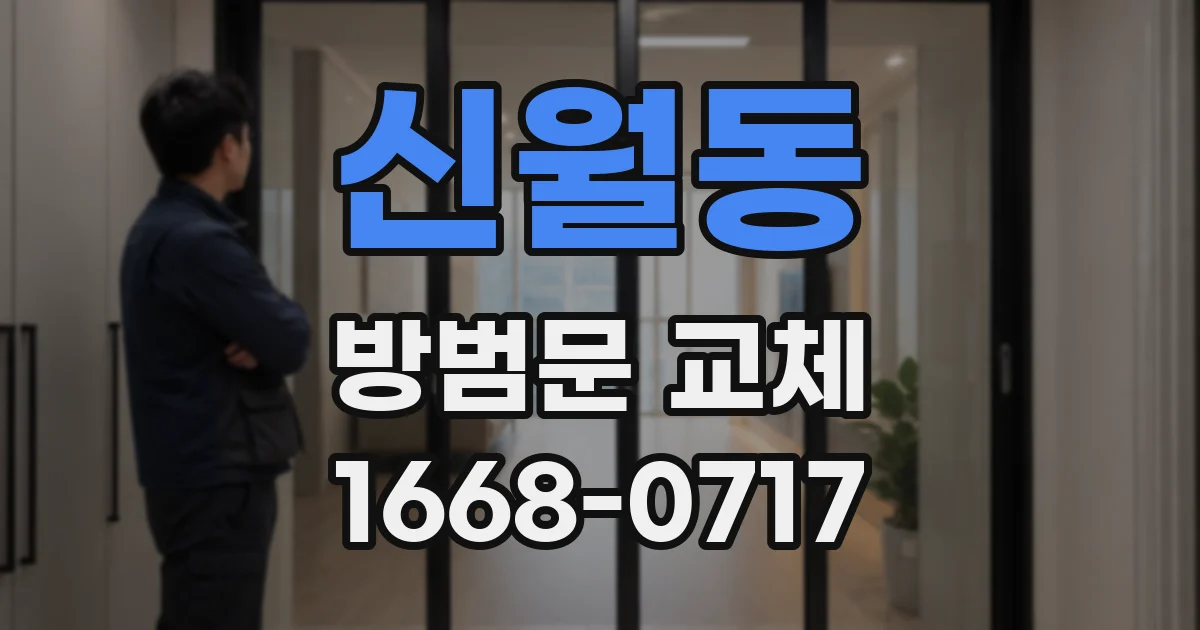 신월동 방범문 교체