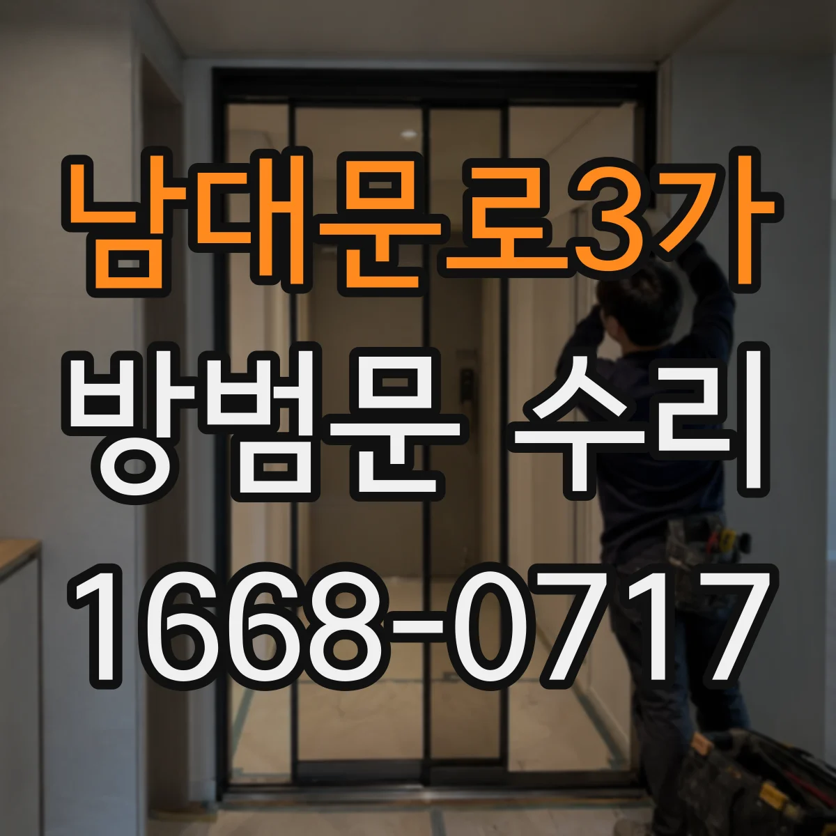 남대문로3가 방범문 수리