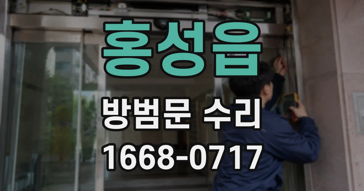 홍성읍 방범문 수리