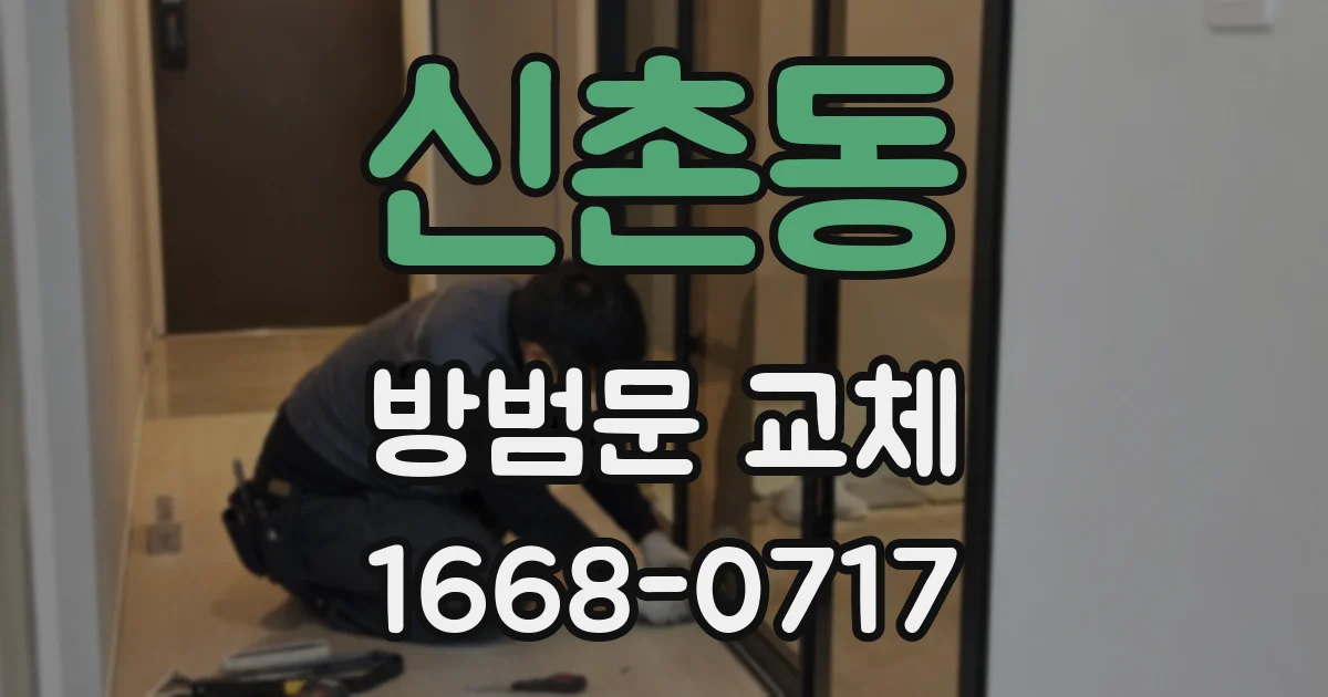 신촌동 방범문 교체