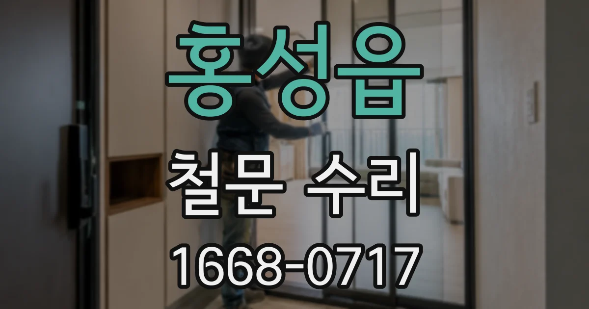 홍성읍 철문 수리