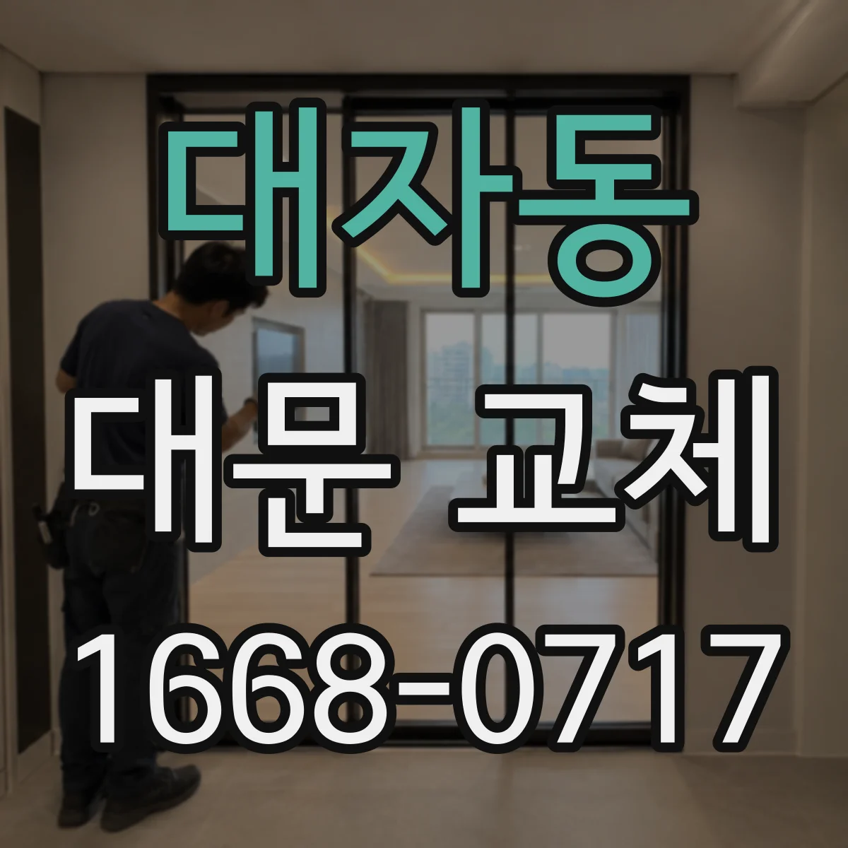 대자동 대문 교체