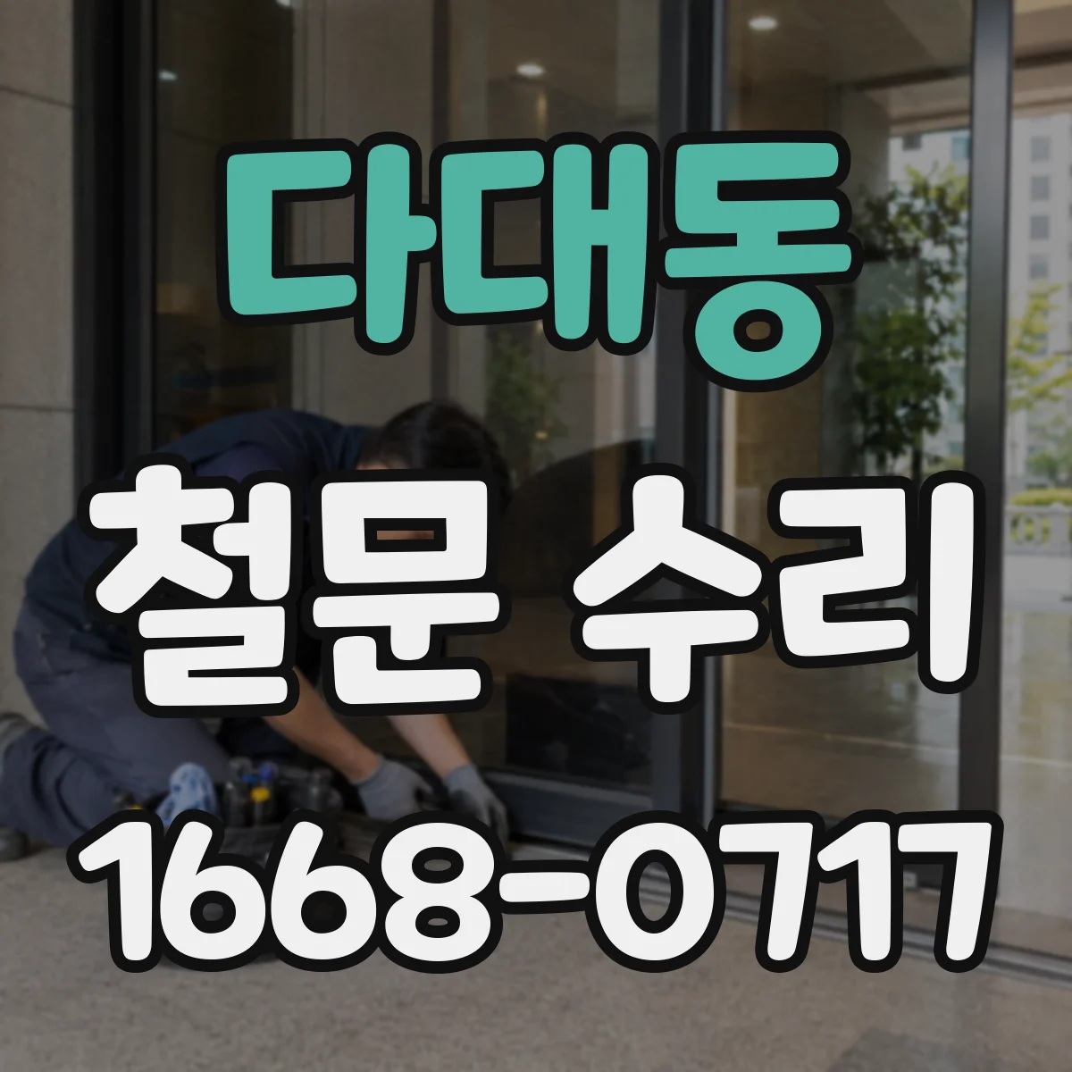 다대동 철문 수리