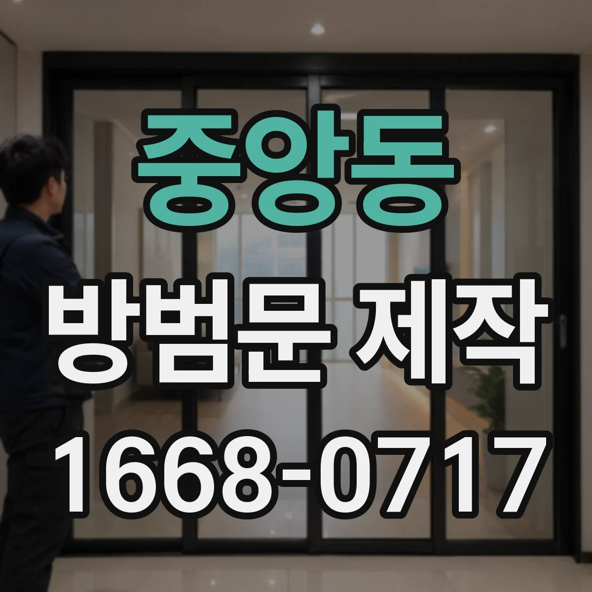 중앙동 방범문 제작