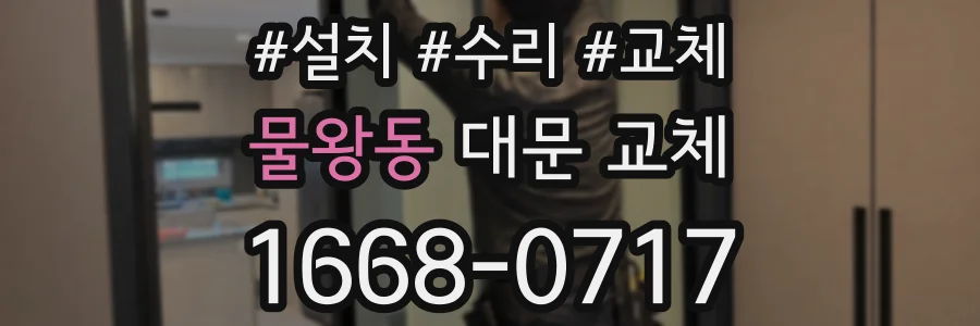 물왕동 대문 교체