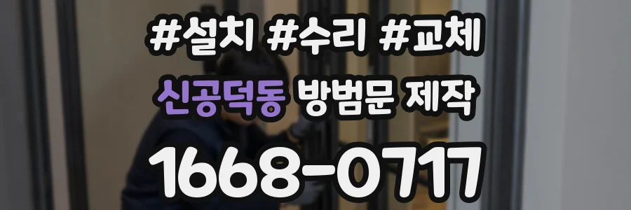 신공덕동 방범문 제작