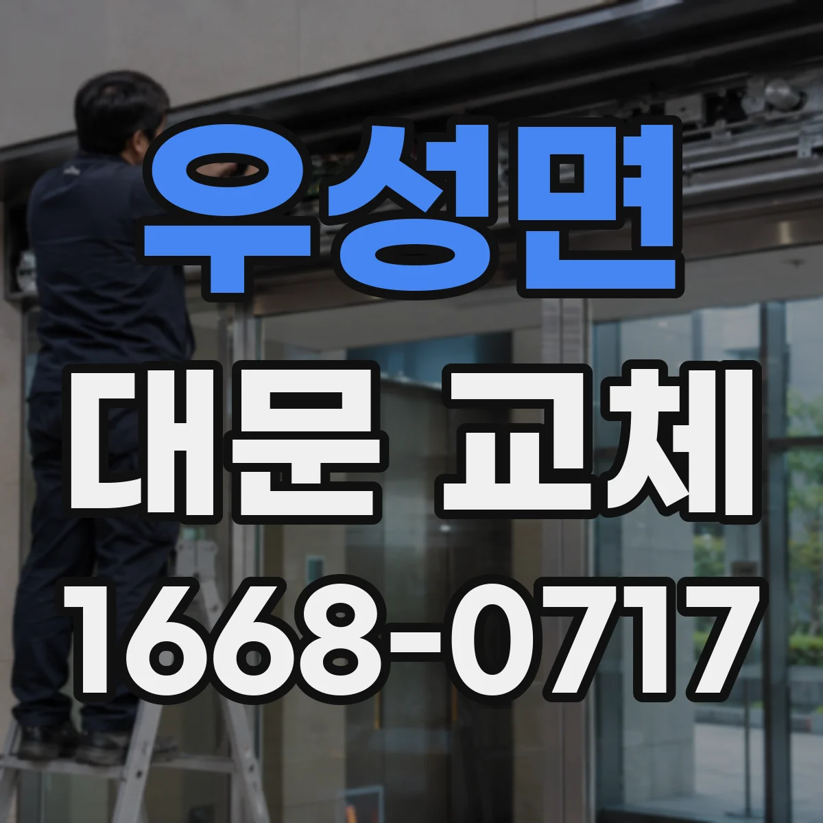 우성면 대문 교체