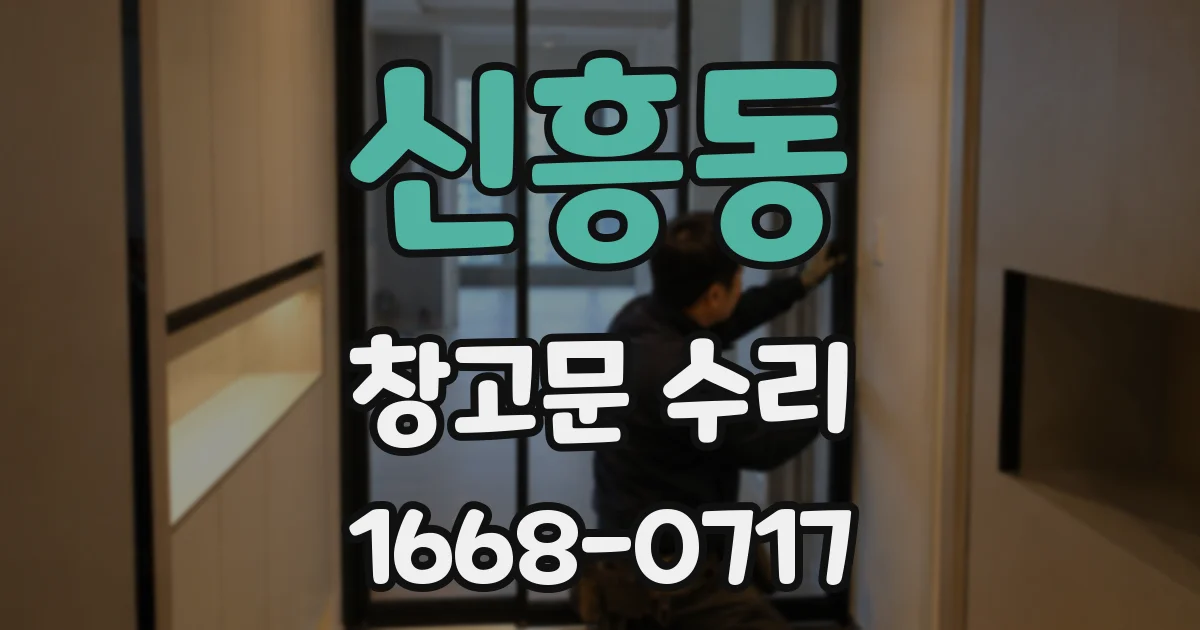 신흥동 창고문 수리