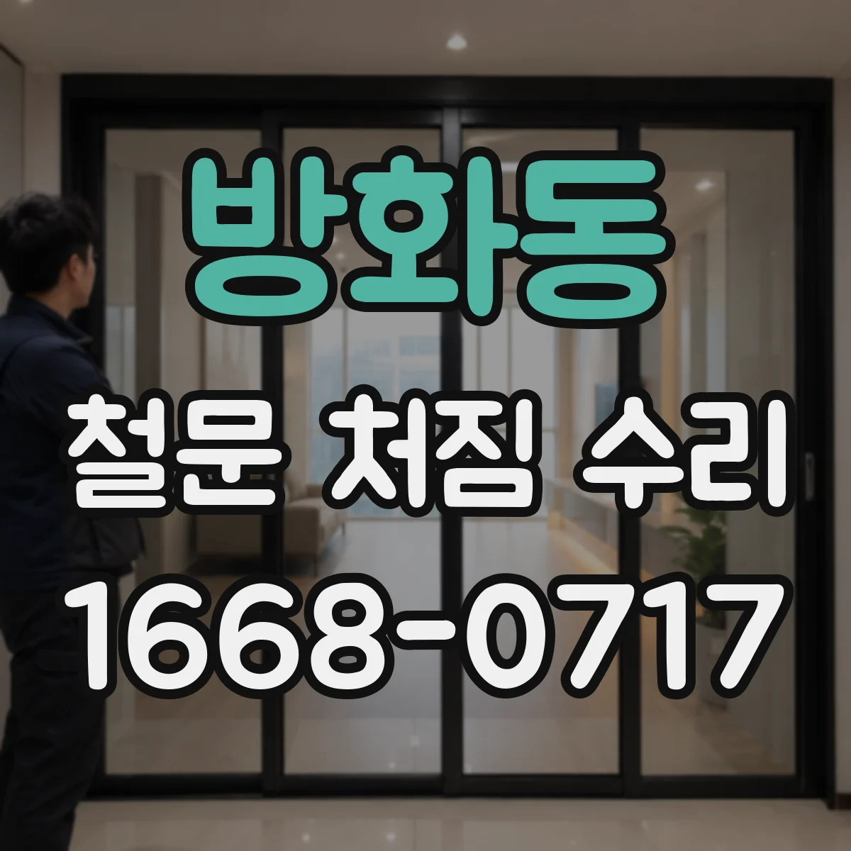 방화동 철문 처짐 수리