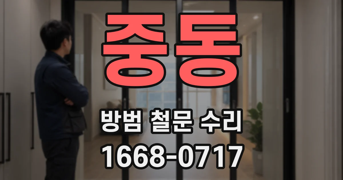 중동 방범 철문 수리