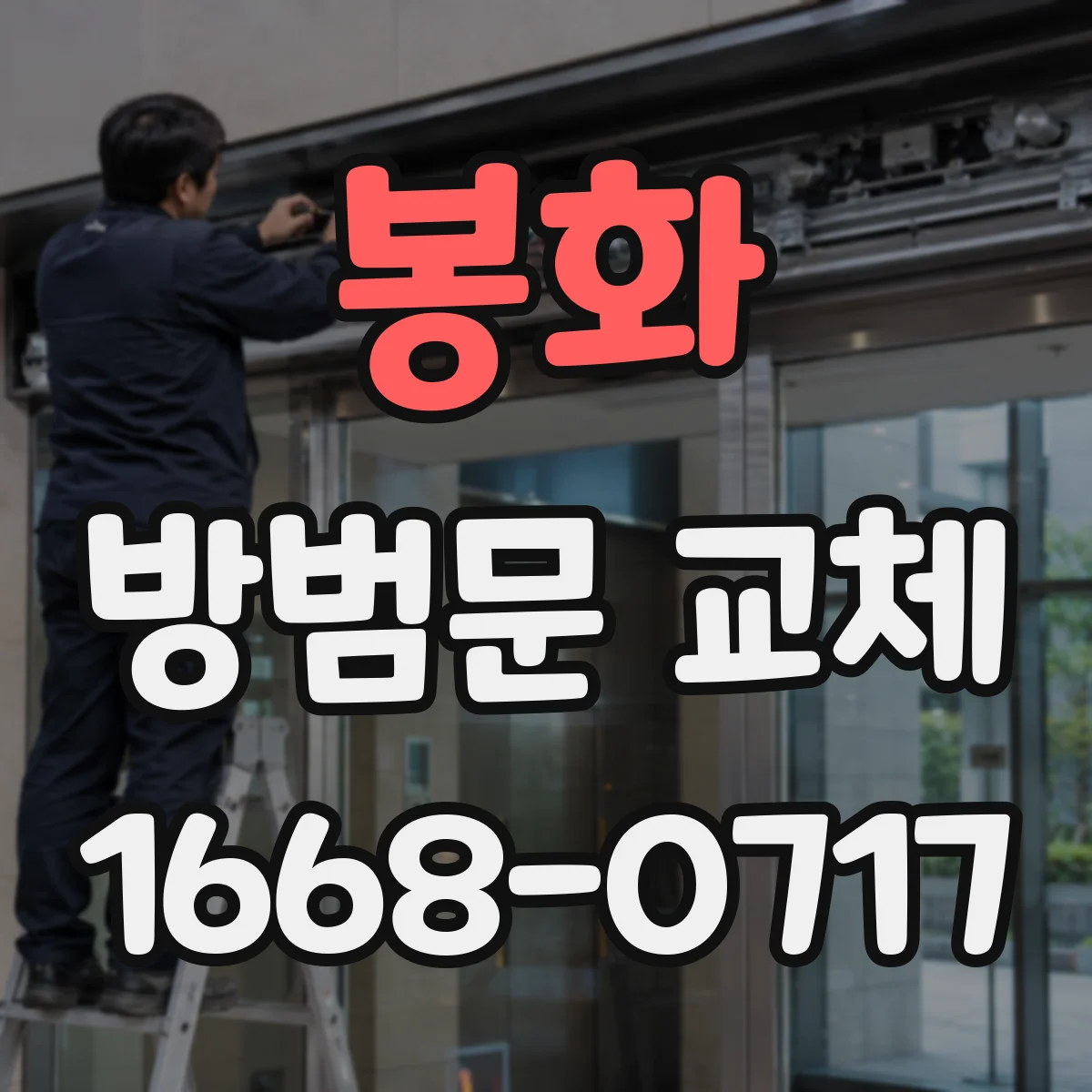 봉화 방범문 교체