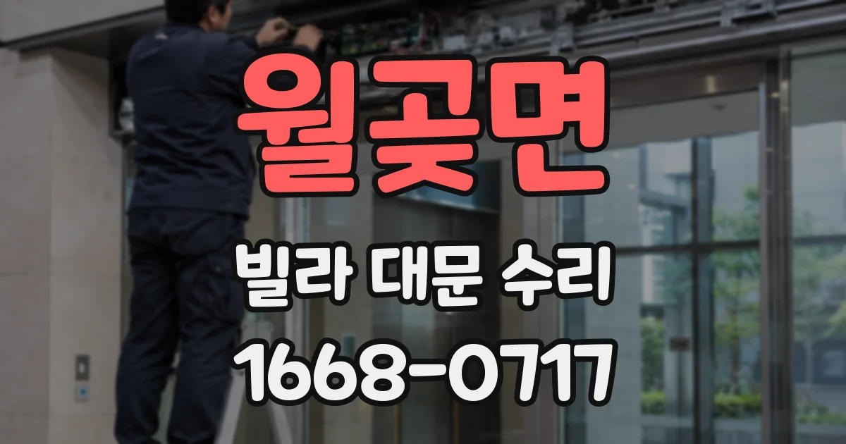월곶면 빌라 대문 수리