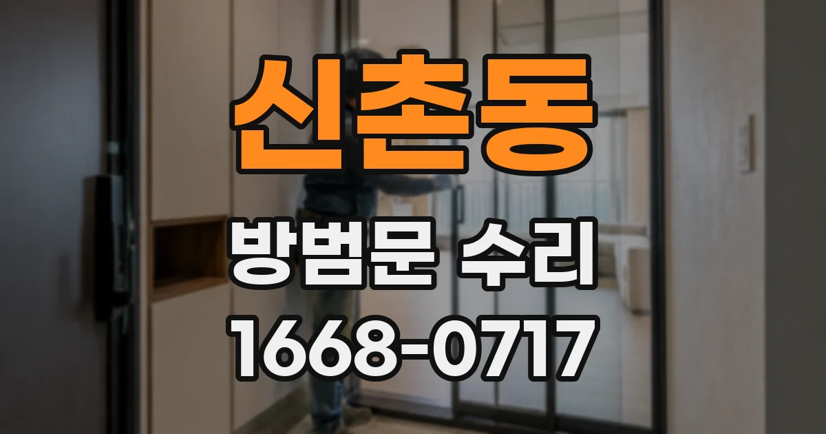 신촌동 방범문 수리