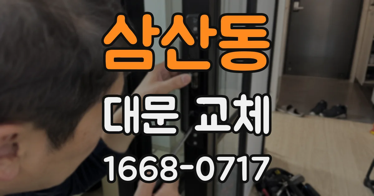 삼산동 대문 교체