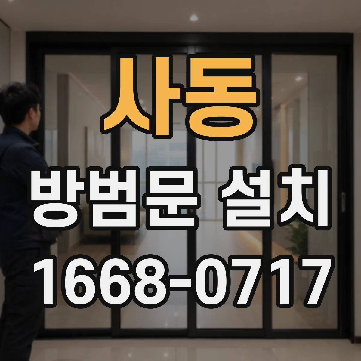사동 방범문 설치