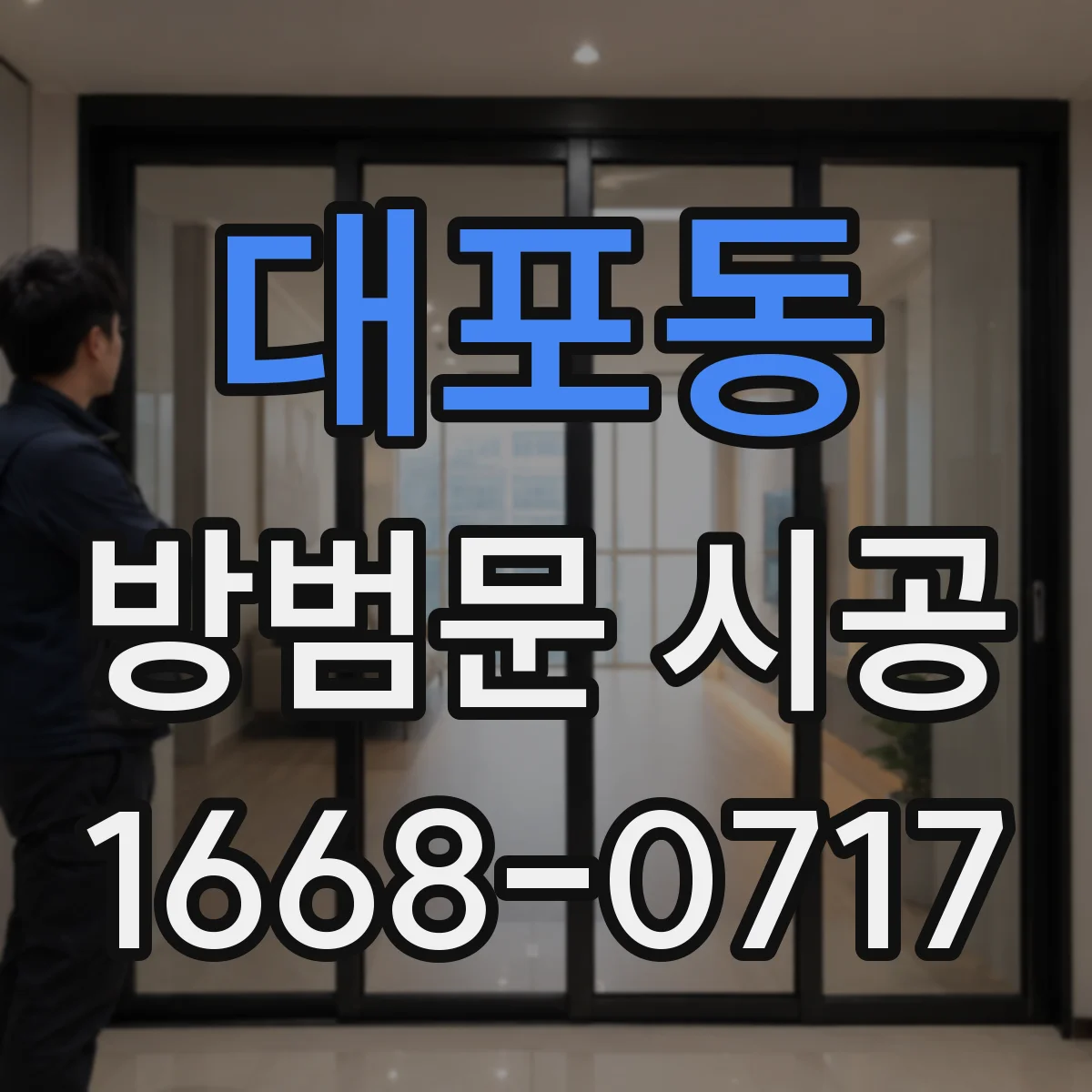 대포동 방범문 시공