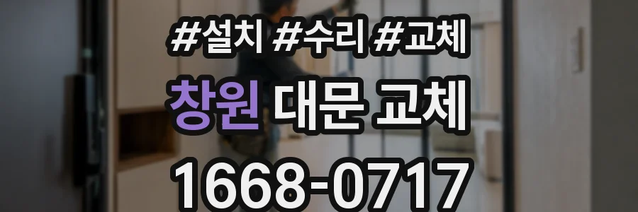 창원 대문 교체