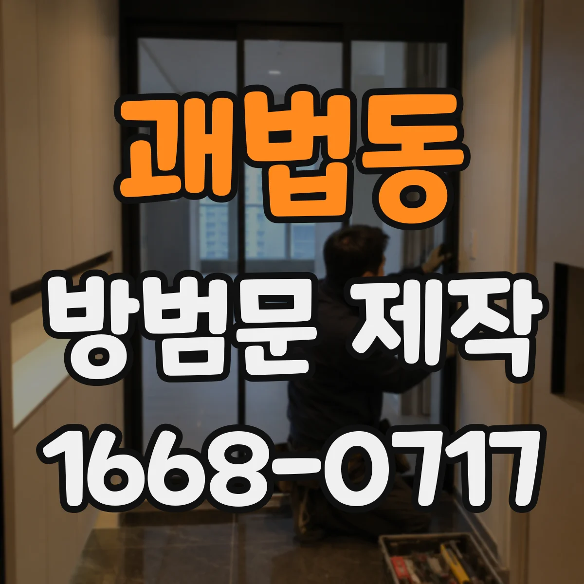 괘법동 방범문 제작