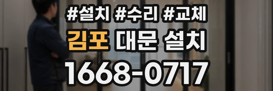 김포 대문 설치