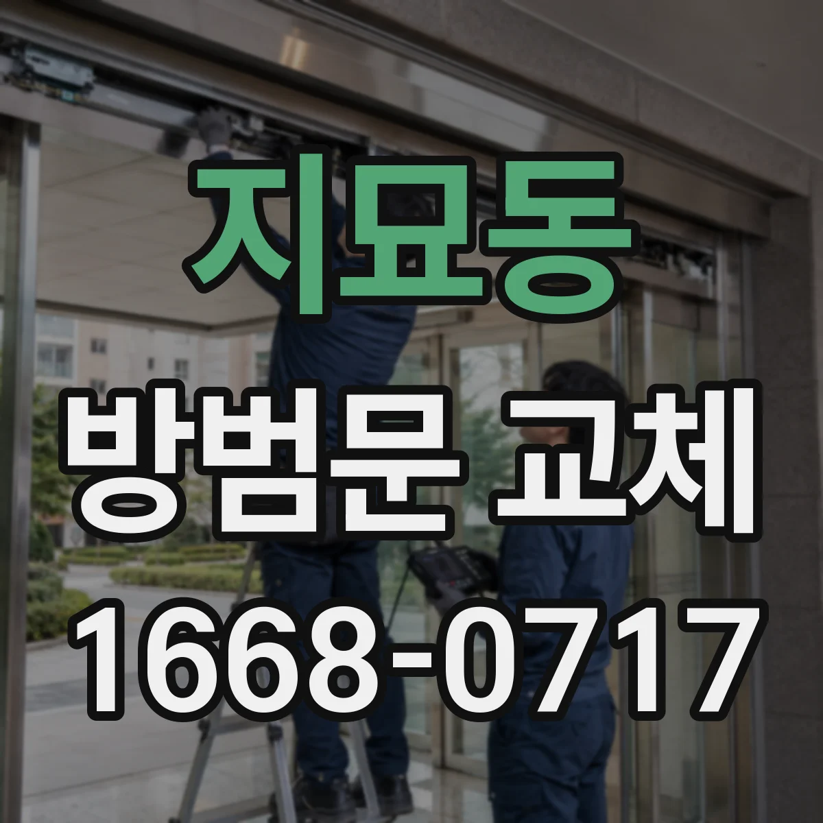 지묘동 방범문 교체