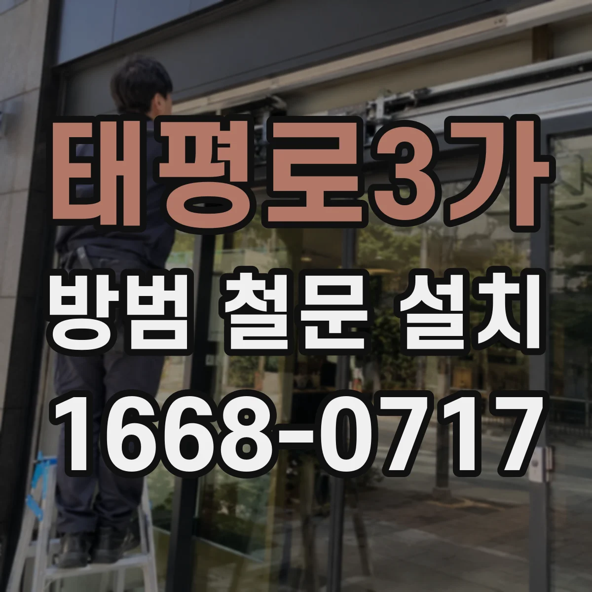 태평로3가 방범 철문 설치