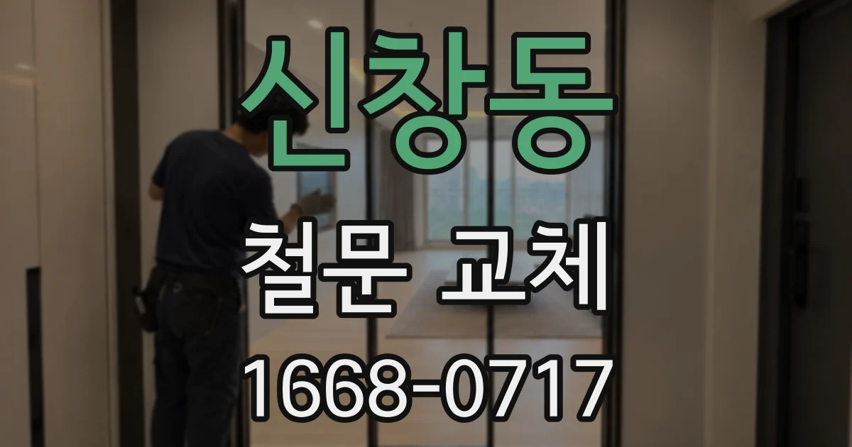 신창동 철문 교체