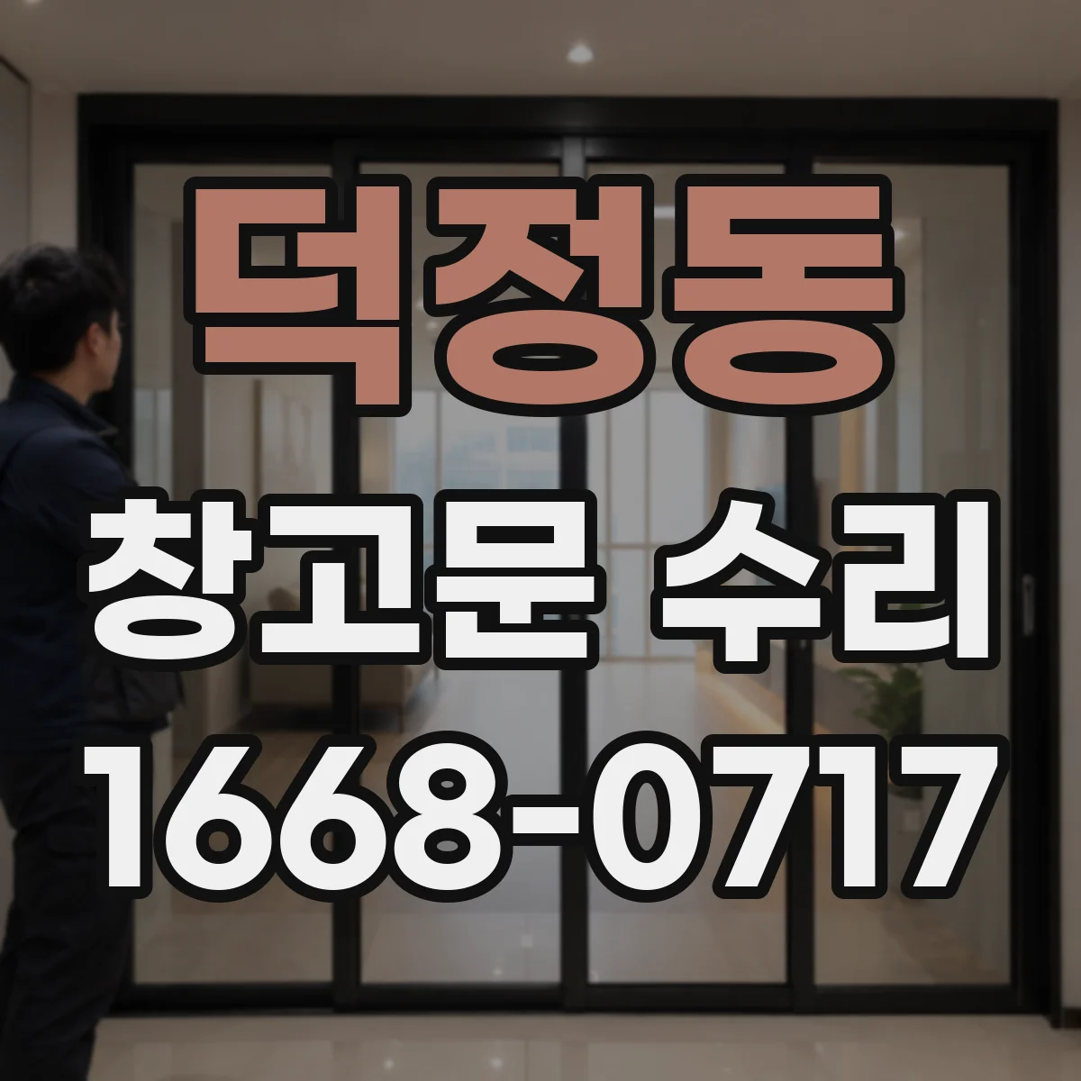 덕정동 창고문 수리
