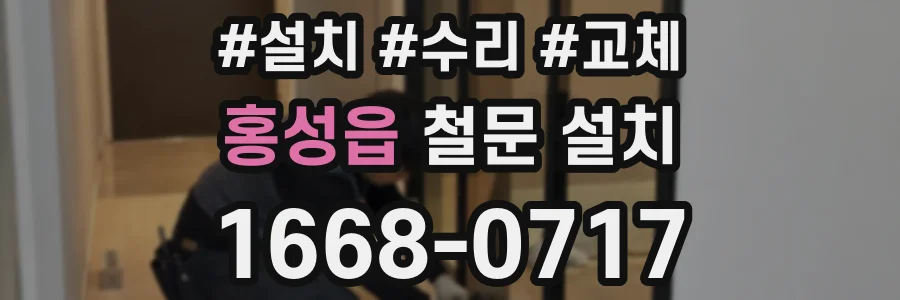 홍성읍 철문 설치