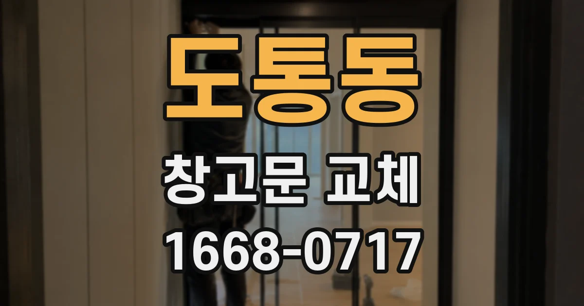 도통동 창고문 교체