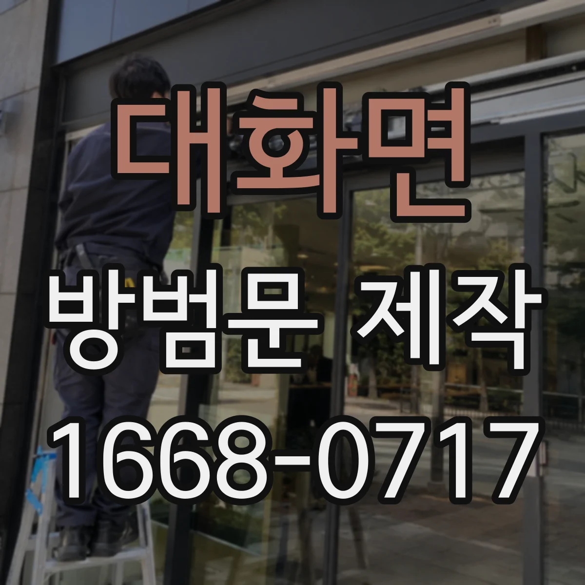 대화면 방범문 제작