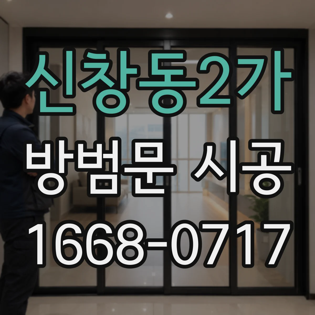 신창동2가 방범문 시공