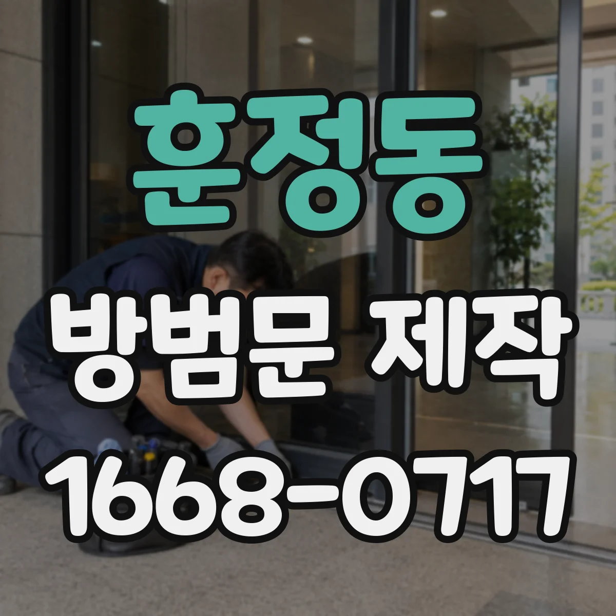 훈정동 방범문 제작