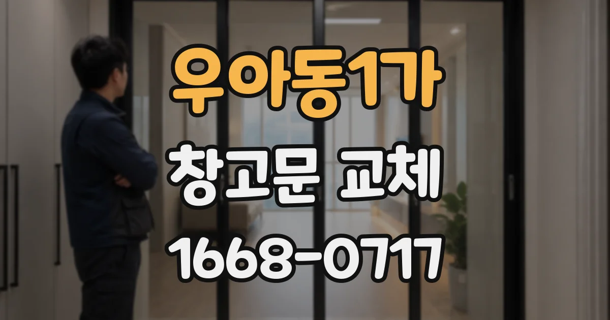 우아동1가 창고문 교체