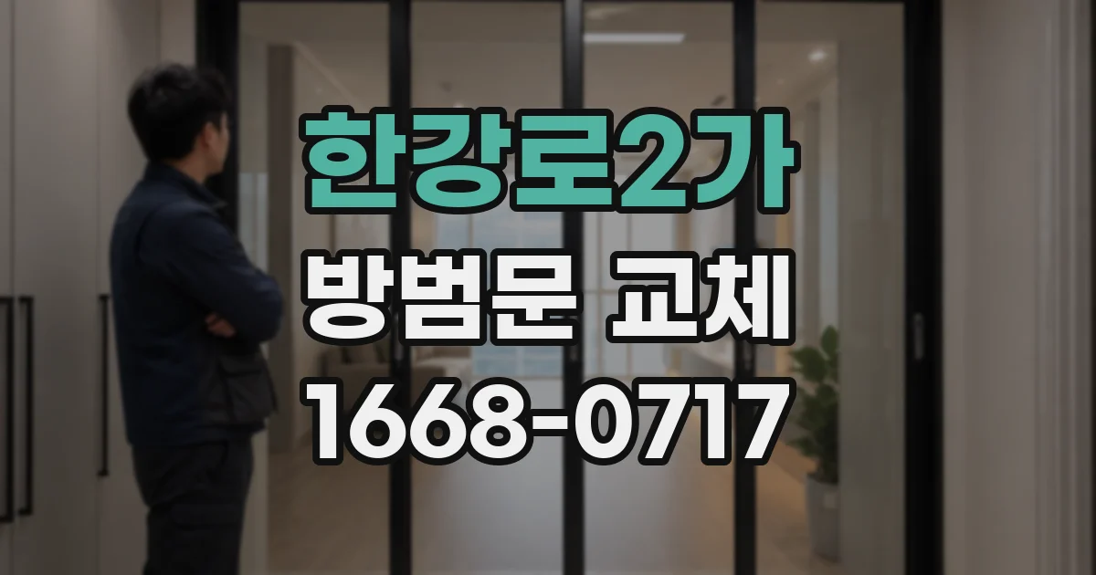 한강로2가 방범문 교체