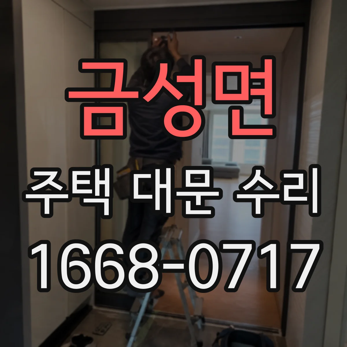 금성면 주택 대문 수리