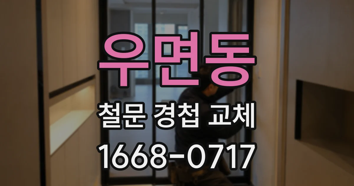 우면동 철문 경첩 교체