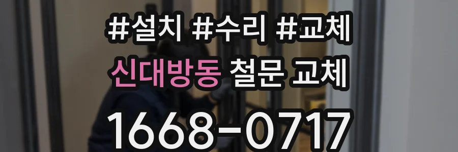신대방동 철문 교체