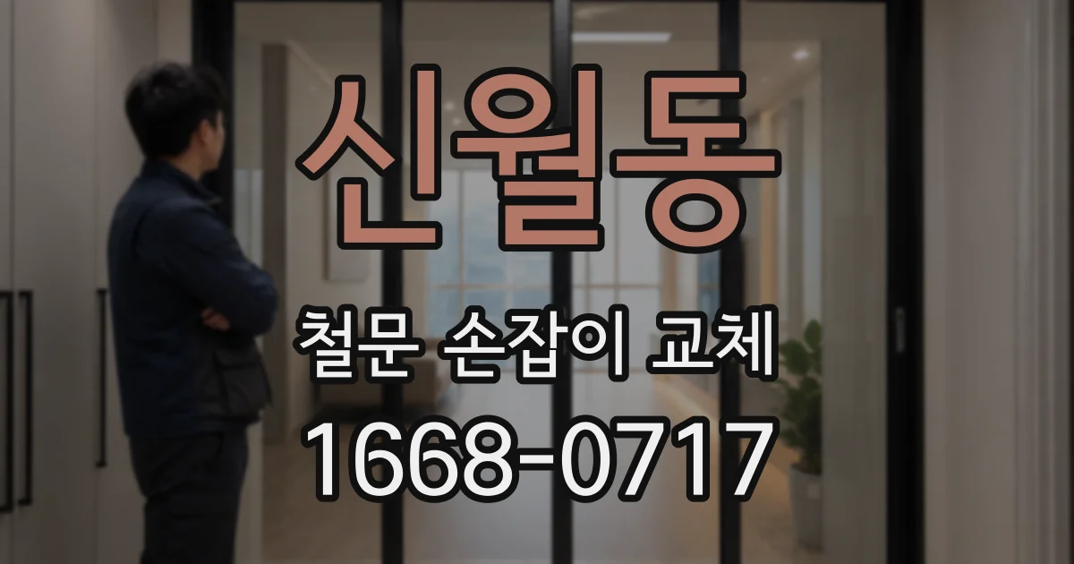 신월동 철문 손잡이 교체