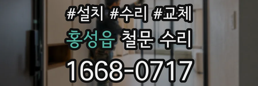 홍성읍 철문 수리