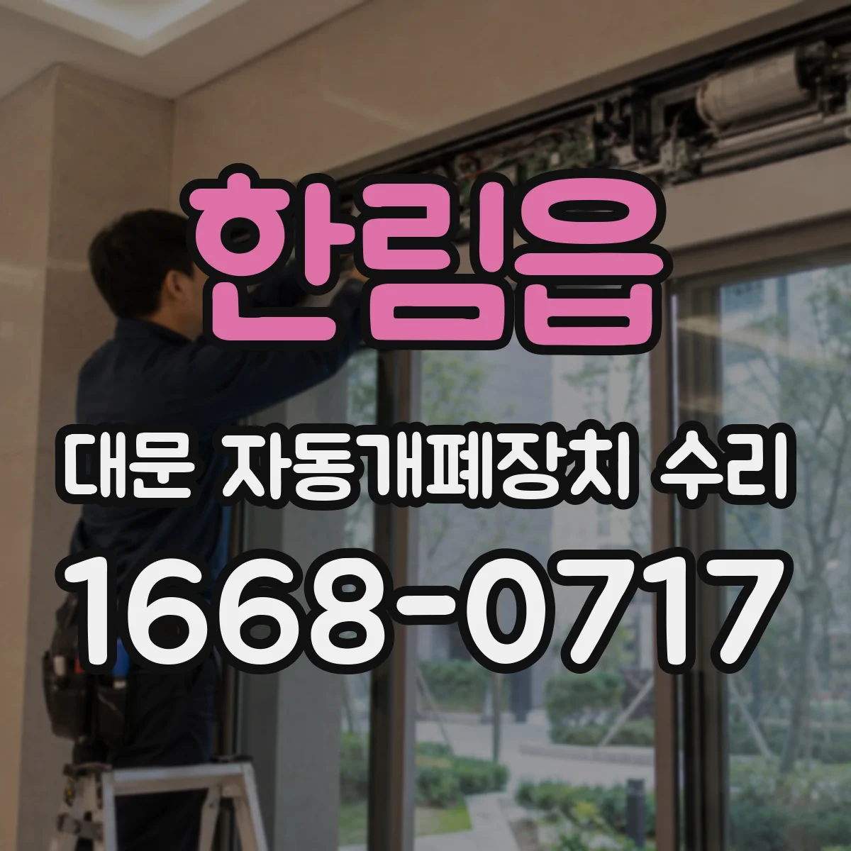 한림읍 대문 자동개폐장치 수리