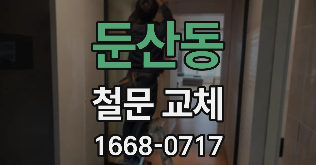 둔산동 철문 교체