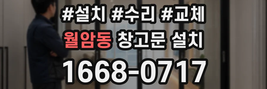 월암동 창고문 설치