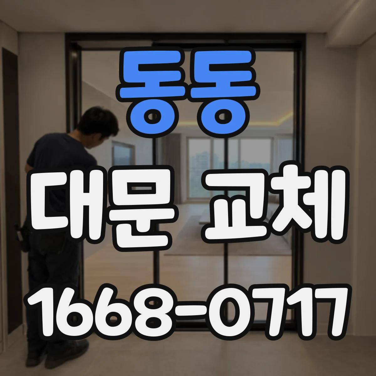 동동 대문 교체
