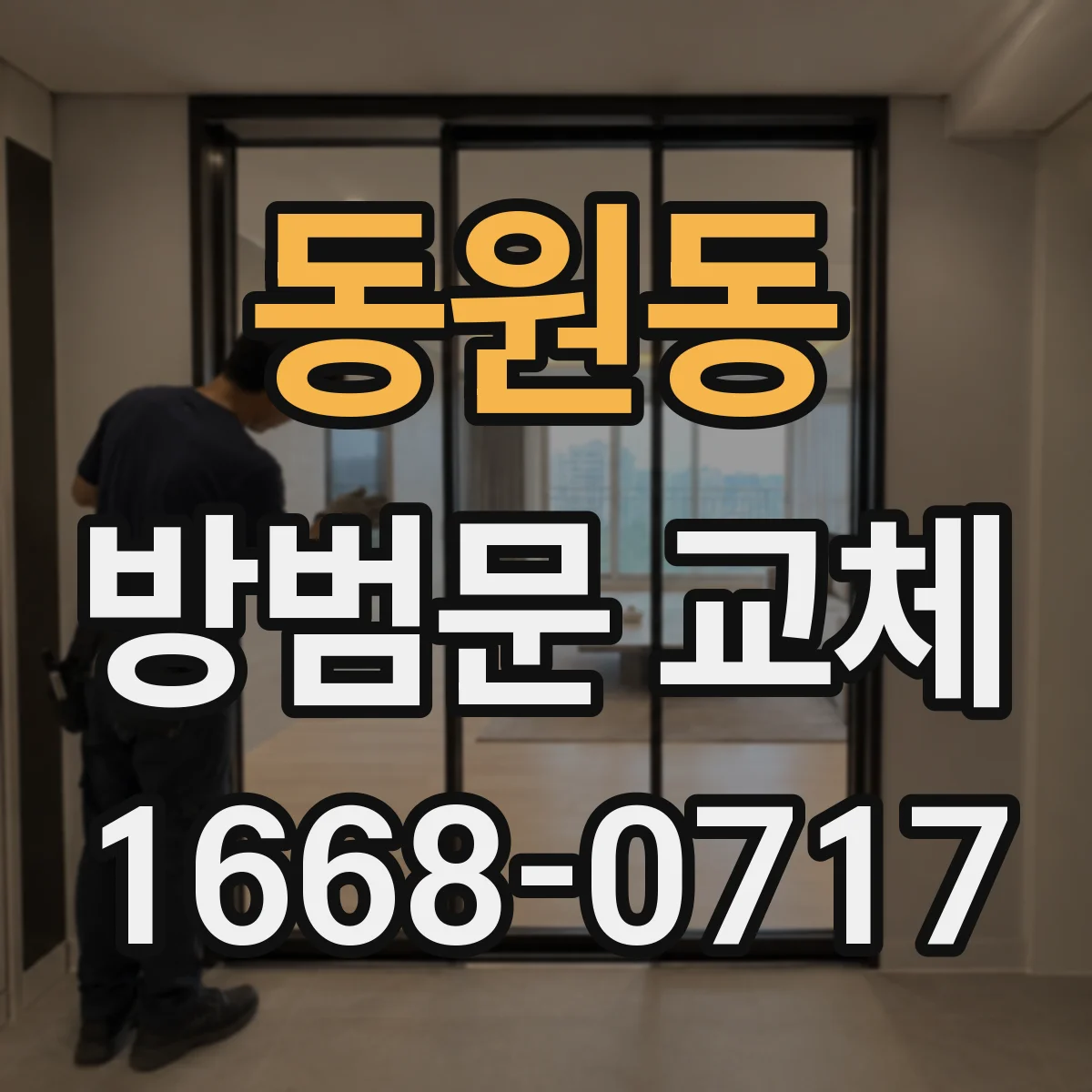 동원동 방범문 교체