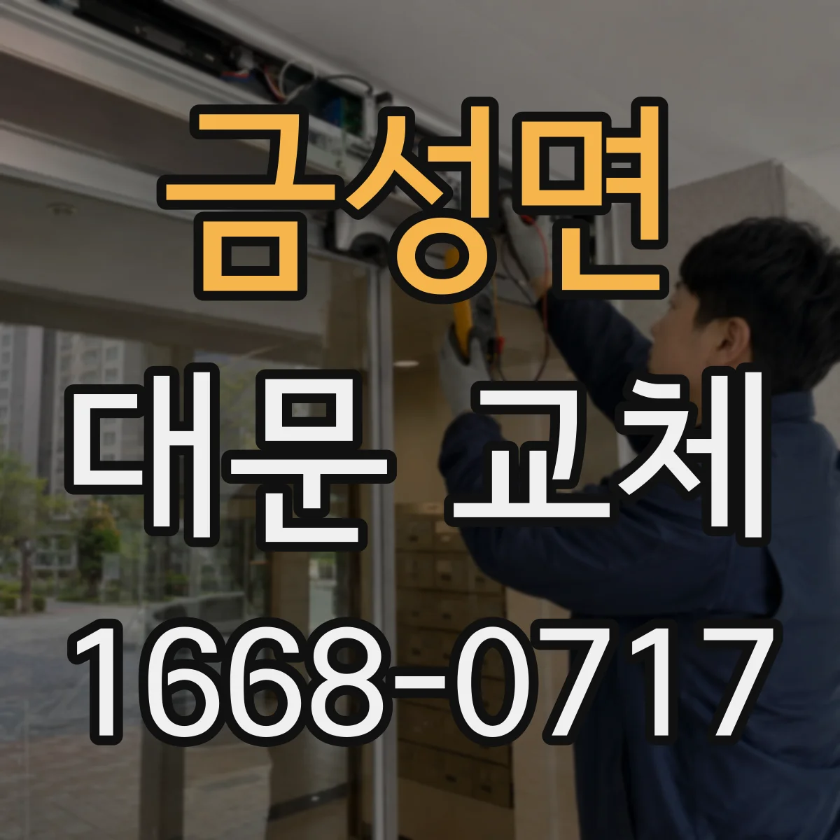 금성면 대문 교체