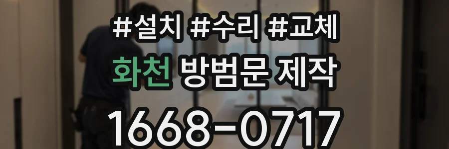 화천 방범문 제작