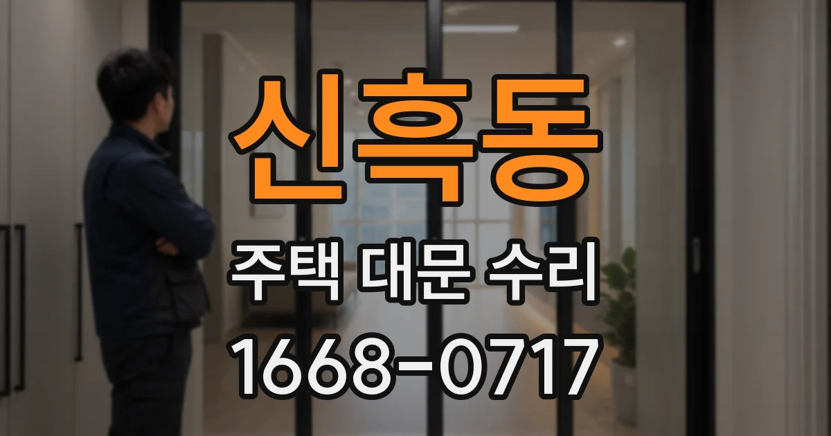 신흑동 주택 대문 수리