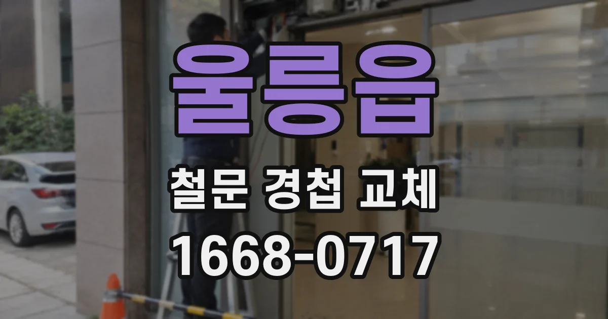 울릉읍 철문 경첩 교체
