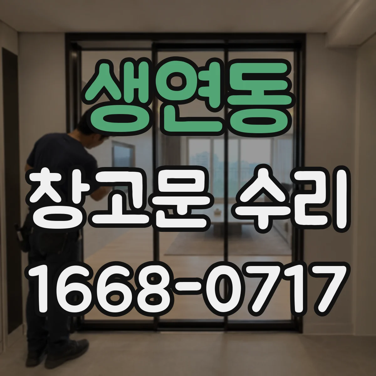 생연동 창고문 수리